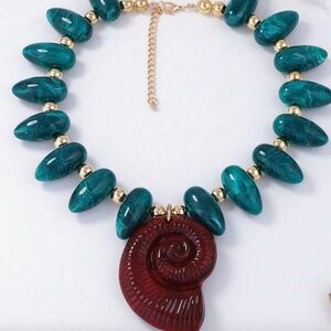 Jewelry 💚Nautical Statement Necklace-Beautiful ✨NWOT